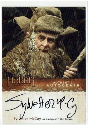 The Hobbit The Desolation of Smaug Autograph Auto SM Sylvester McCoy as Radagast - Image 1 of 4