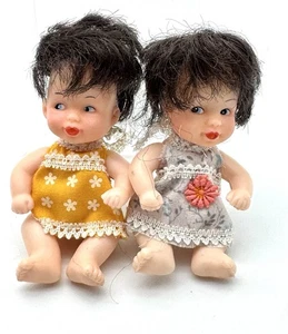 Abito floreale "Six Little Babes" 4 COUNT completamente unito sigillato vintage 1983 Beatoy - Foto 1 di 19
