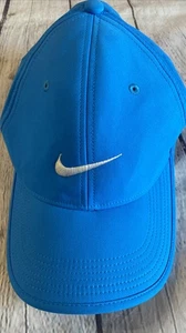 Nike Golf  Hat Cap Adult Adjustable Strap Back Hat Blue  Lightweight - Picture 1 of 17