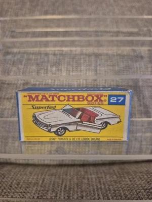 matchbox superfast lesney NO 27 MERCEDES BENZ 230 SL repro box - Image 1 of 4