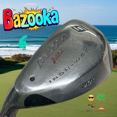 Tour Edge Bazooka Para hombres LH JMAX 6 Hierro Madera R Flex Varilla Grafito L👀K Foto 1 de 4