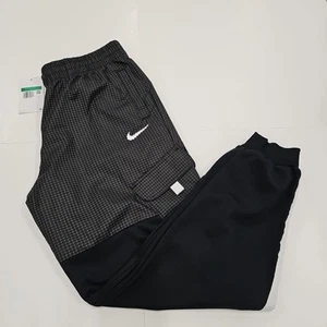 Nike Joggers Play Loose Fit Pants Black Pinstripe Cargo DQ8741-010 Kids Youth XL - Picture 1 of 11