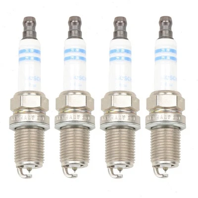 4 pc Bosch Platinum Spark Plugs for 1998-1999 Chevrolet Metro 1.3L L4 ev - Image 1 of 4