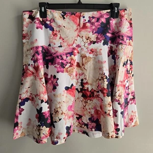 Lane Bryant Size 18 Floral Skirt - Picture 1 of 4