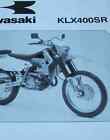 2003 Kawasaki Klx400sr Klx 400 Sr A1 Servizio Riparazione Negozio Manuale