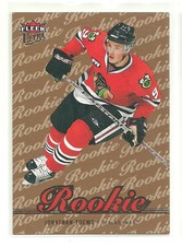 2007/08 Fleer Ultra Jonathan Toews Chicago Blackhawks Gold Medallion RC