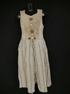 Meico Landhaus beige mit Wienernaht hammer Landhaus Kleid Trachtenkleid Gr.40 - Bild 1 von 4