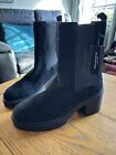 MARKS & SPENCER BLACK SUEDE ANKLE BOOTS SIZE 5.5 BNWT