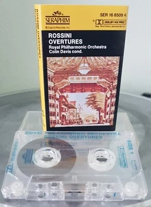 Colin Davis, RPO - Rossini Overtures - cassette tape excellent, cover VG+ - Picture 1 of 2
