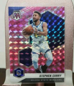 2020-21 PANINI MOSAIC PINK CAMO PRIZM STEPHEN CURRY#175 - Picture 1 of 2