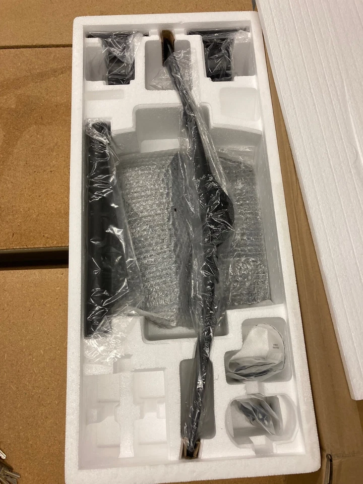 Ergotron DS100 Dual Monitor Desk Stand Horizontal Black 33-322-200 - NEW - Image 1 of 3