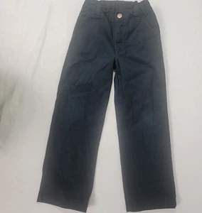 Gymboree Long Black Pants Size 6 Slim Adjusters on Waistband Boy's Girl's Cotton - Picture 1 of 6