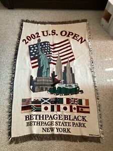 2002 U.S. Open Bethpage Black Blanket/Throw/Tapestry 