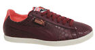 Puma Glyde Lo Hyper Womens Lace Up Burgundy Textile Trainers 357277 03 B34a