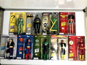 Mego DC LOT OF 9 FIGURES- BATMAN, FLASH, SUPERMAN, LANTERN, RIDDLER, PENGUIN - Picture 1 of 7