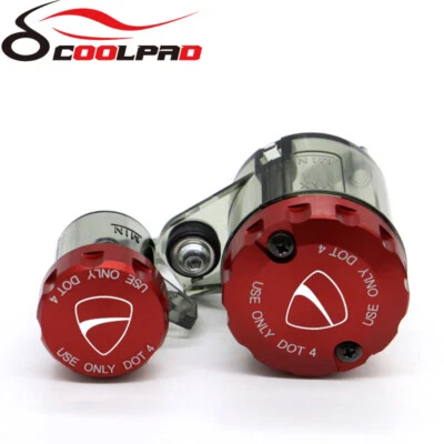 Brake Clutch Tank Cup Reservoir Cover For DUCATI Multistrada 1200 DVT/ENDUR V4/S - Image 1 of 4