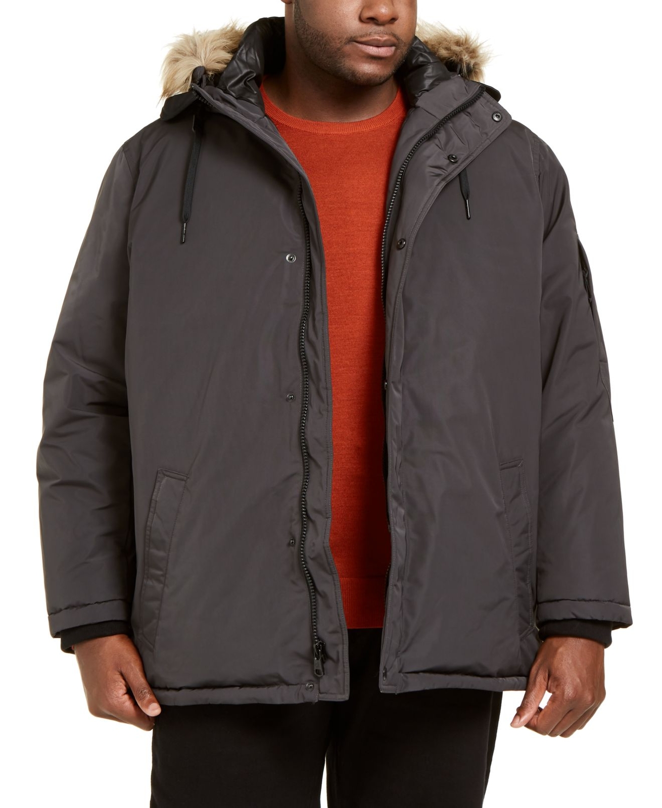 Calvin Klein Mens Jacket Black Size XLT 
