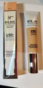Base hidratante de cobertura completa It Cosmetics Bye Bye 1,0 oz mediana nueva en caja - Imagen 1 de 6
