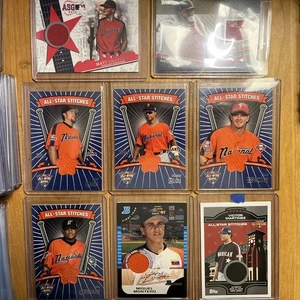 Lot (8) 04-19 Topps All-Stars Stitches Lidge Alou Wangner Xander Montero Luis - Picture 1 of 17