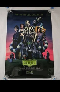 Beetlejuice Beetlejuice DS Theatrical Movie Poster 27x40 From Theater - Picture 1 of 2