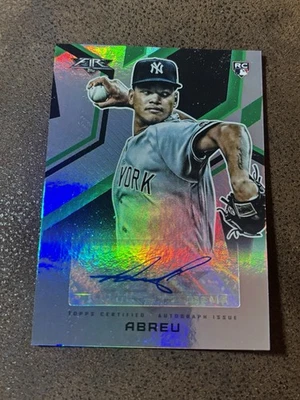 2021 Topps Fire - Autographs Albert Abreu #AV-AA (AU, RC) - Image 1 of 2