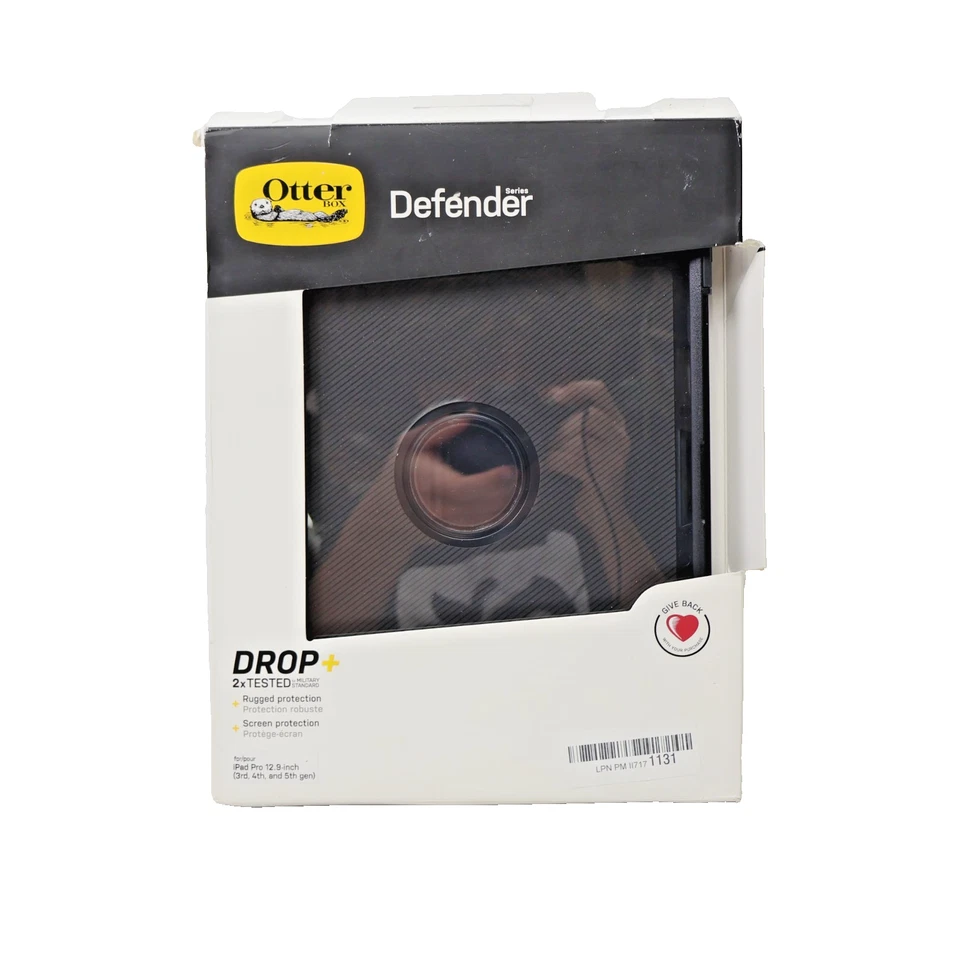 Футляр OTTERBOX серии Defender для iPad Pro 11 дюймов (1-е поколение) - черный - Изображение 1 из 4