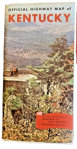 Vintage 1960 Kentucky official Highway Road Map - Picture 1 of 8