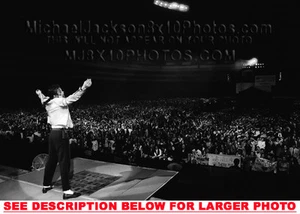 FOTO MICHAEL JACKSON 1993 MJs VIEW ON STAGE 1xRARA 8x10 - Imagen 1 de 1