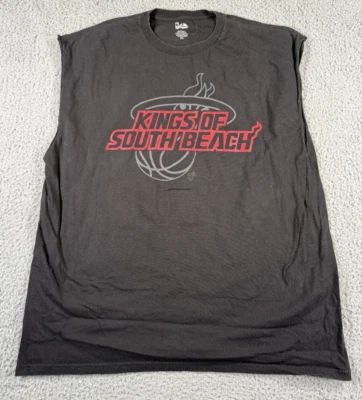 Miami Heat Kings Of South Beach NBA T-Shirt Men s 2XL Lebron Wade Bosch Sports - Image 1 of 4