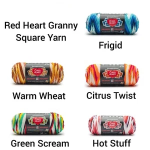 Red Heart Granny Square Yarn Soft White - Acrylic (8.8oz/250g) 417 Yards [G3] - Picture 1 of 35