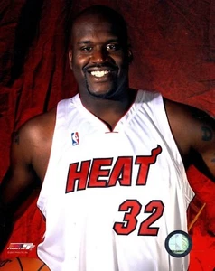 Shaquille O'Neal "Miami Heat" NBA Licensed Unsigned 8x10 Glossy Photo A17 - Picture 1 of 1