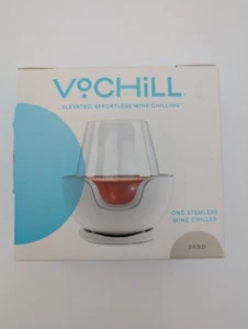 NEW VoChill Personal Wine Chiller - Wine Accessory for Stemless Glasses - Sand - Picture 1 of 6