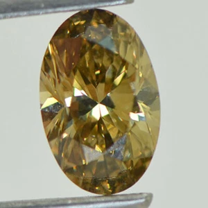 Oval Shape Diamond Fancy Brown Loose 1.09 Carat Polished VVS2 GIA Certificate - Picture 1 of 9