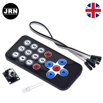 Infrared IR Remote Control with Receiver Module 38KHz for Arduino RaspberryPi UK - Image 1 of 3
