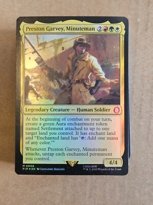 Custom Commander Deck ~ Enchantments ~ Preston Garvey, Minuteman ~ 100 Card Deck - Image 1 of 4