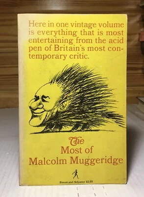 The Most of Malcolm Muggeridge SCARCE 1st Edition Paperback 1969 Simon Schuster  - Imagem 1 de 4