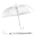 Regenschirm transparent günstig Kaufen-Regenschirm Automatik Stabil Transparent Stockschirm Hochzeit Groß Damen XXL 115