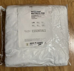 Martha Stewart Twin Mattress Pad Essentials Quilted Waterproof Bed Protector - Picture 1 of 4