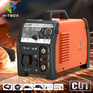 4in1 Cut/TIG/MMA/Pulse TIG Non-touch Pilot Arc Air Plasma Cutter with Foot Pedal - Picture 1 of 14