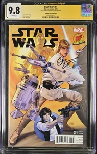 STAR WARS (2015) #1 DF GREG LAND CONNECTING EXCLUSIVE VAR SGN GREG LAND CGC 9.8 - Picture 1 of 1