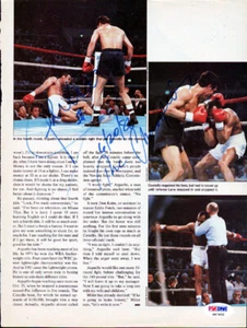 Alexis Arguello Autographed Signed Magazine Page Photo PSA/DNA #S47452 - Picture 1 of 2
