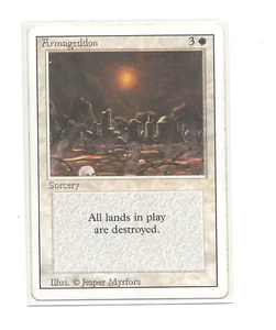 ARMAGEDDON Magic REVISED Edition LP / EX MTG - Imagen 1 de 1