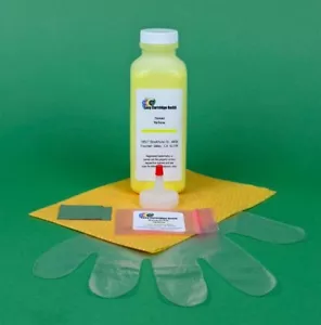 Gelb Toner Nachfüllset mit Chip für Samsung CLP775 CLP-775nd CLT-YK609S. 265gr. - Bild 1 von 1