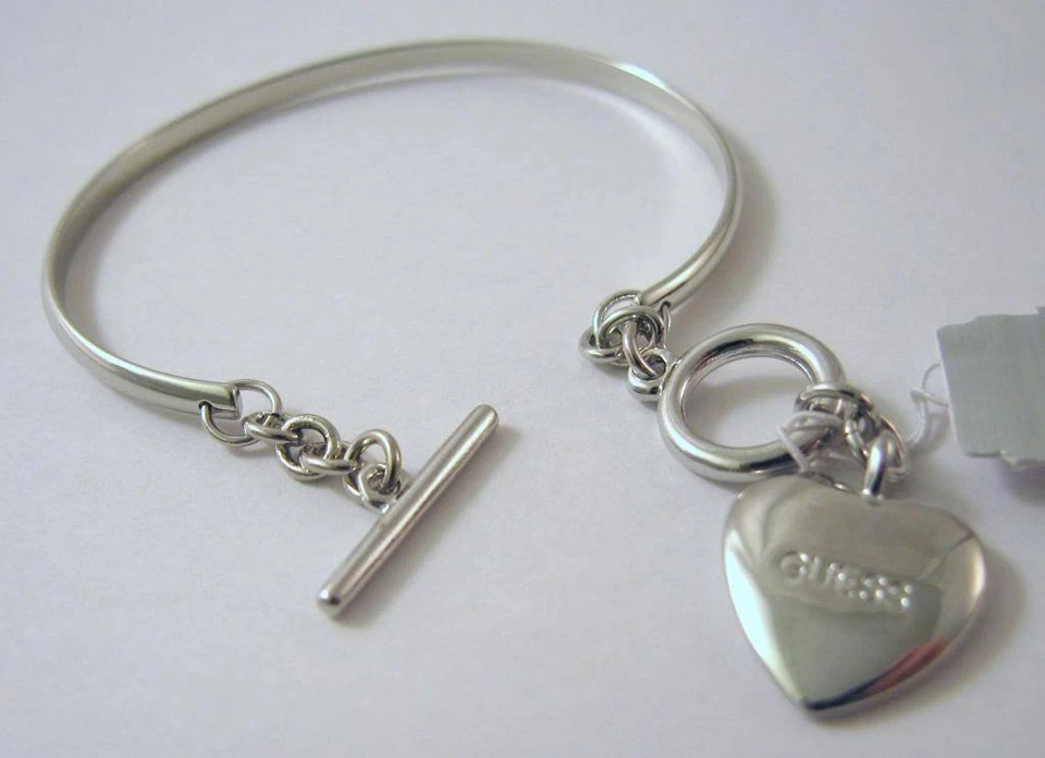 GUESS Pulsera Estrás Corazón G Logo Mariposa Cuentas Flor Ala Pluma Conjuntos Foto 1 de 1