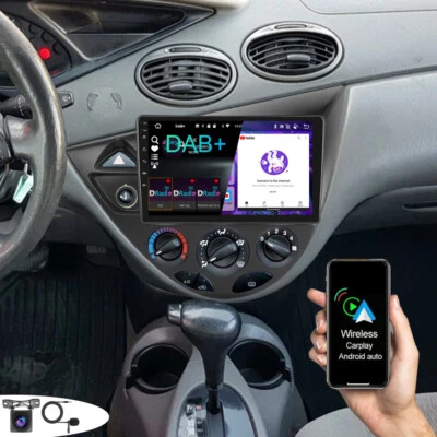 DAB+ Android 13 Autoradio GPS Navi Carplay 4GB+64GB Für Ford Focus MK1 1998-2003 - Bild 1 von 4