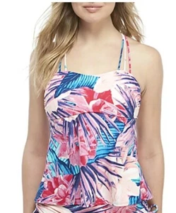 MALIBU Dream Girl Medium Tankini Blooming Beauty Floral Print - Picture 1 of 6