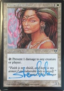 MTG Femeref Healer (MIRAGE) signed by Steve Luke - Picture 1 of 2
