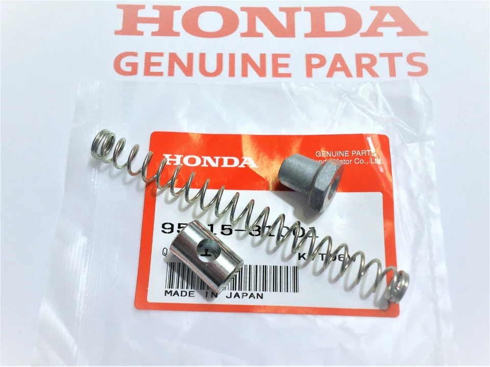 GENUINO HONDA CRF50 F (2013-2026) OEM VARILLA DE FRENO TRASERO AJUSTE TUERCA JUNTA DE RESORTE Foto 1 de 1