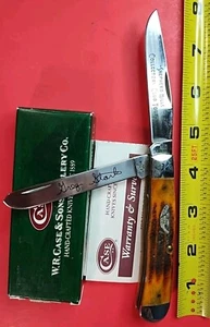 MINT CASE XX Bone STAG TRAPPER Knife Circa 2006 w/BOX and paperwork LQQK !! - Picture 1 of 1