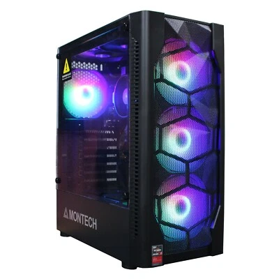 PRC GAMING 8VG Series Gaming Computer Desktop PC Ryzen 7 16GB DDR4 1TB WiFi W11 - Image 1 of 4